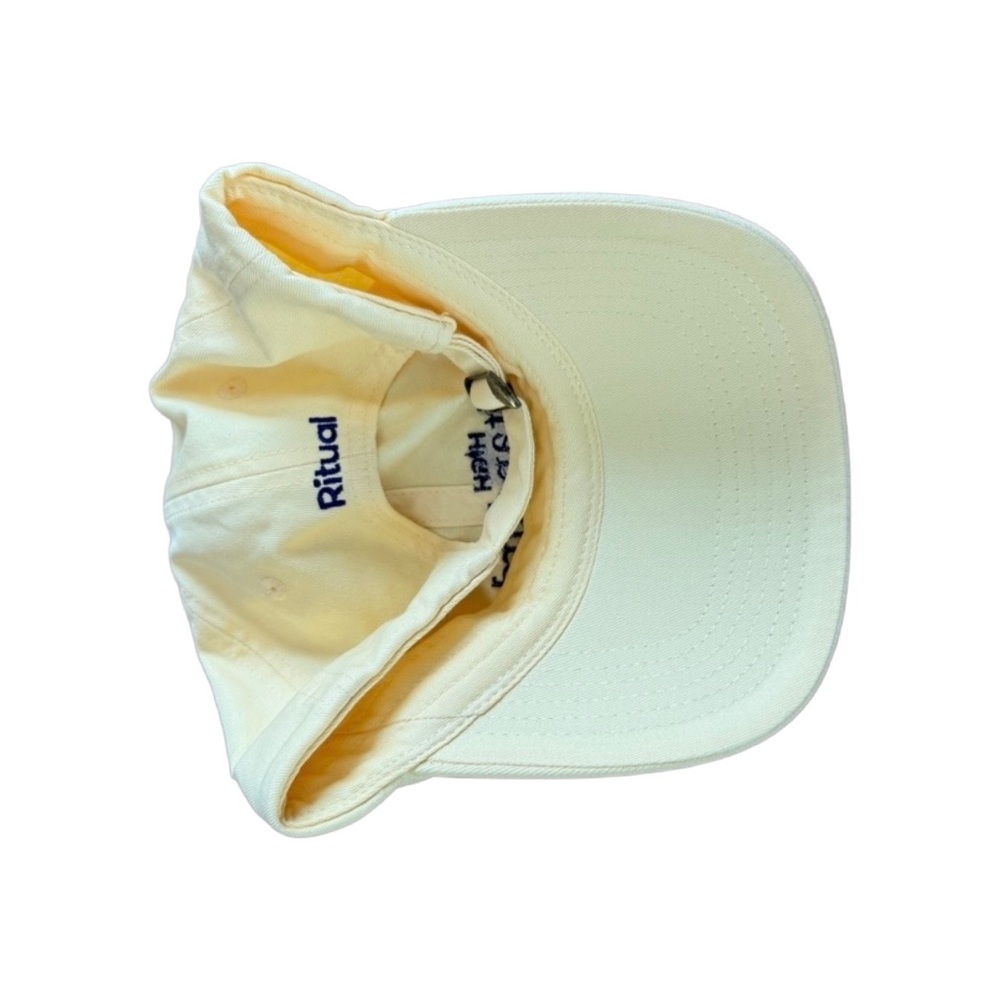 Ritual High Standards Dad Hat – Butter Yellow Cotton Adjustable Baseball Cap NEW - Picture 6 of 7